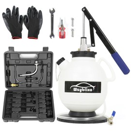 Wzyblixo 7.5L Transmission Fluid Pump Kit with 15 ATF Adapters, 2 Gallon Manual ATF Refill Kit,Transmission Fluid Transfer Pump (Black)