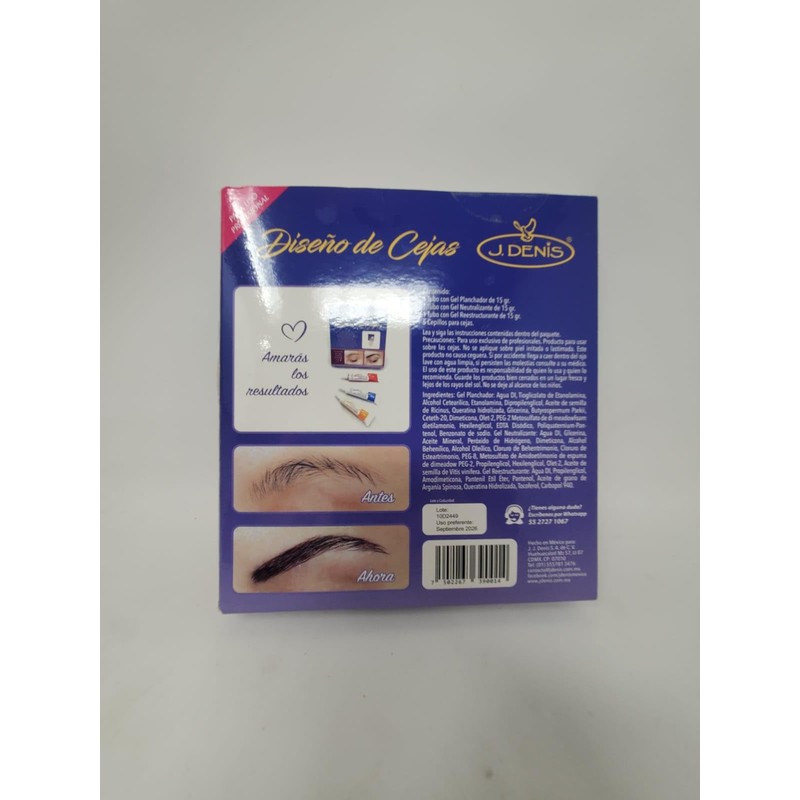 Diseño de cejas : Laminado de Cejas - J Denis