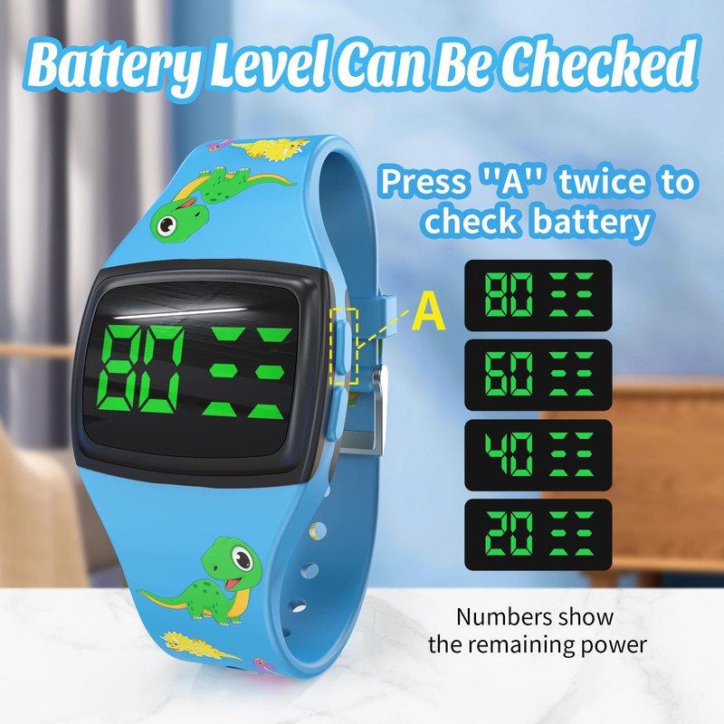 SKYROKU Toddler Potty Training Watch – Magnetic Charging, 5 Timing