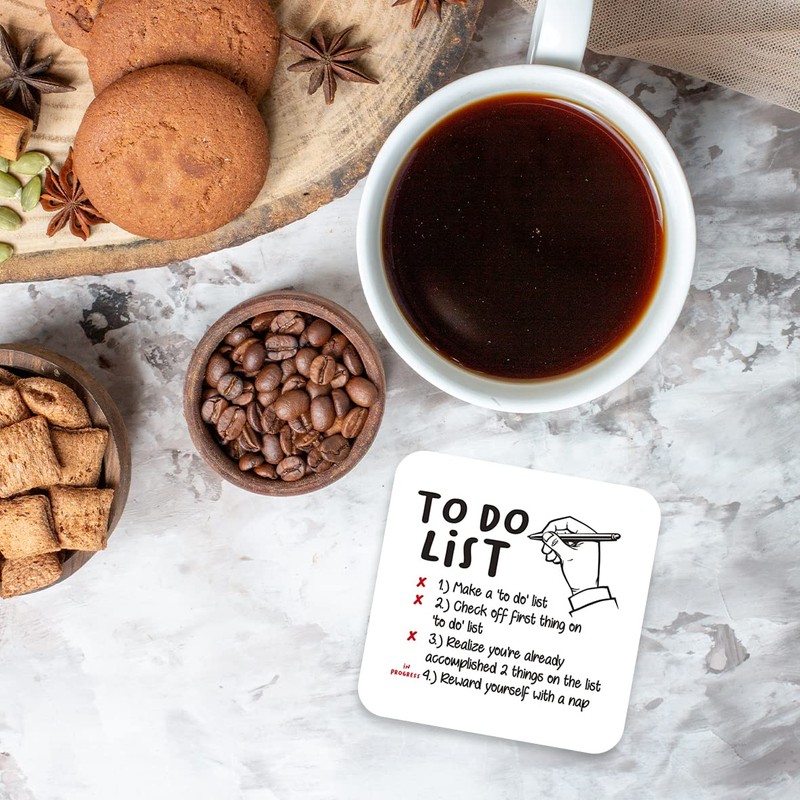 CS542 to Do List Novelty Funny Coffee Tea Drink Gift