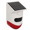 Solar Strobe Light Alarm Waterproof Waterproof Anti Theft Outdoor Motion