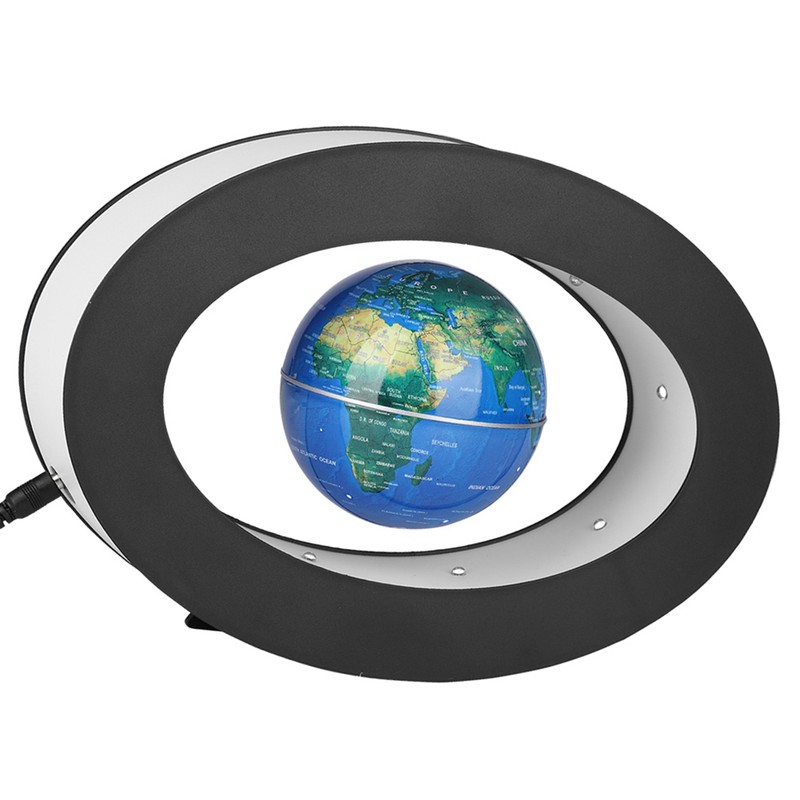 Electronic Magnetic Levitation Floating Globe with LED Light Home Office