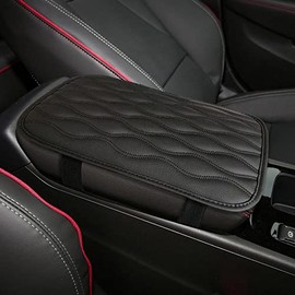 LUMoony Universal Car Centre Console Cover Centre Armrest Pad PU Leather Armrest Cushion Cover Protection Cover Armrest Lid Interior Accessories Car Centre Consoles Armrest Cushion