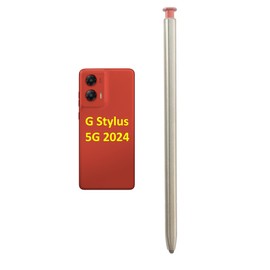 Stylus Pen for Moto G Stylus 5G 2024 Touch Screen Pen Replacement for Motorola G Stylus 2024 5G XT2419 All Version Touch Parts Stylus Pen (Scarlet Wave)