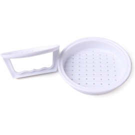 Molde para Hamburguesas 6 Unidades de Plástico Prensa para Carne y Limpieza Sencilla, Adecuado para Cocina del Hogar