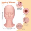 EyeLash Mannequin Head, ATOMUS Practice Head for Eyelash Extensions Makeup