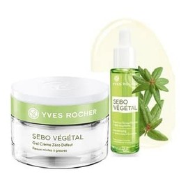 Yves Rocher Set Sebo Végétal Esencia Matificante y Crema Facial En Gel Matificante                                                                    