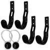 ATFLBOX Equipped with Lock Rifle Rifle Holder, Rubber Hook Wall