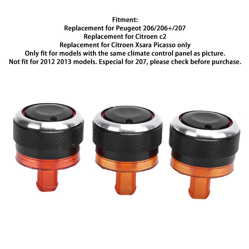 AC Air Conditioning Controller 3pcs Car Air Conditioner AC Fan