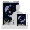 Breeze Decor Welcome E Initial Garden House Flag Kit Monogram