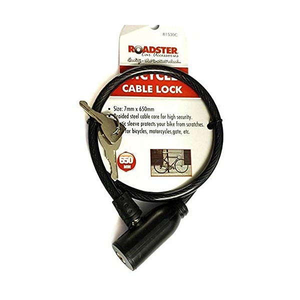 BITALY Steel Safety Security Cable Lock with 2 Keys Bicycle