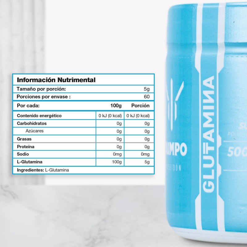Olimpo Poseidon Glutamina 300g sin sabor