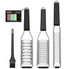Cambom Lemon Zester Grater Three-piece Suit - Heavy Duty Kitchen