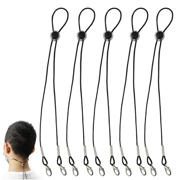 [2020] Anti-lost Mask Band, Neck Mask Strap, Pack of 5,