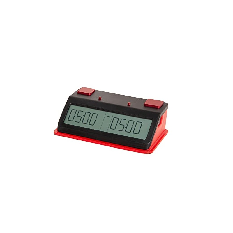 TapNset Professional Chess Clock (Touch Sensors, Red)