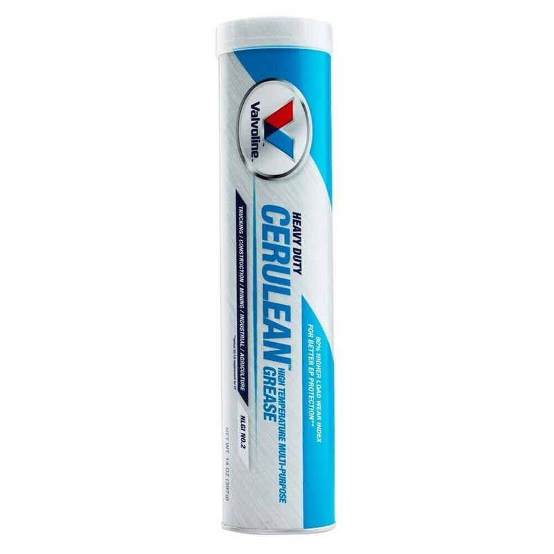 Valvoline 70133 Cerulean #2 Heavy Duty Grease, 14oz tubes, 10