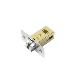 Qrity 30mm Tubular Latch with Stainless Steel Panel, Mute Door Sprung Latch for Lever Handles