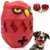 PICKLE WICKLE PET Supply Treat Dispensing Squeaky Owl Dog Toy