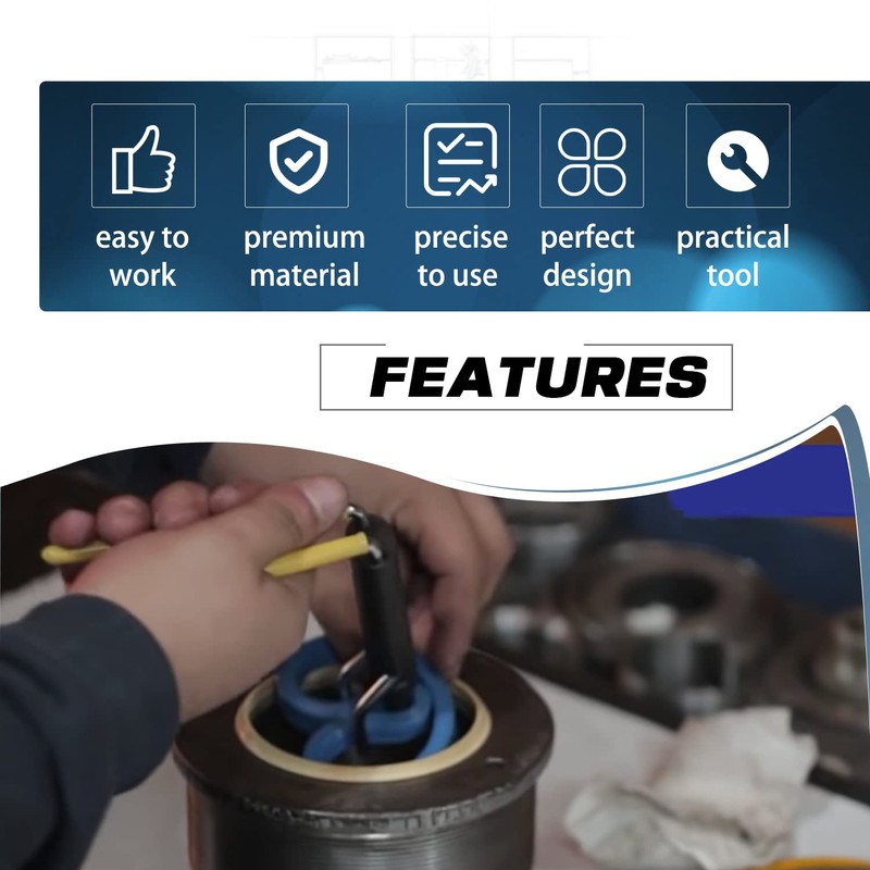 Seal Twistors Install Tools Hydraulic Cylinder Piston Rod Seal U-Cup