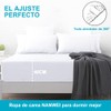 NANWEI Protector de Colchón 100% Impermeable con 2 Bolsas Laterales,