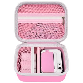 PAIYULE Case for Uleway Children's Camera, Digital Camera Print Instant Camera for MINIBEAR/GlobalCrown/Gofunly/USHINING Digital Print Camera and Memory Card, lightpink, Kids Backpack