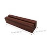 FELTECHELECTR 12pcs Wooden Place Card Holders Elegant Table Sign Stands