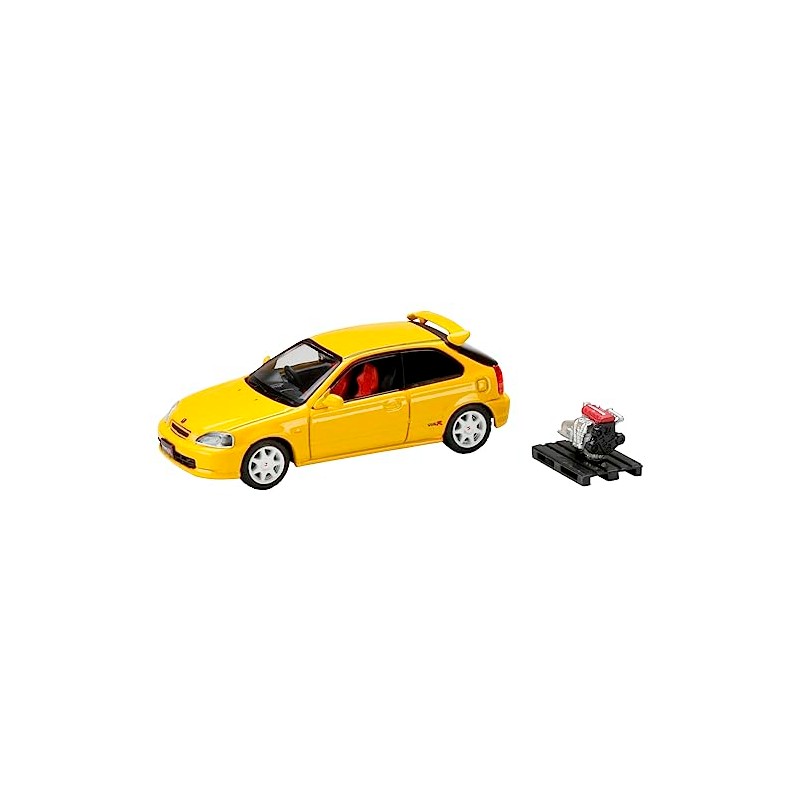 1/64 Honda Civic TYPE R (EK9) 1997 with Engine Display
