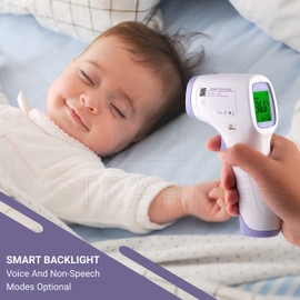 Straame No Touch Infrared Forehead Thermometer | Thermometer Suitable for Baby And Adult | Indoor and Outdoor | Use with Instant Read | For Fever, Medical Digital Body (PCS 2)