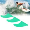 3Pcs Surfboard Fins PVC Thruster Fins Surfing Board Accessories for
