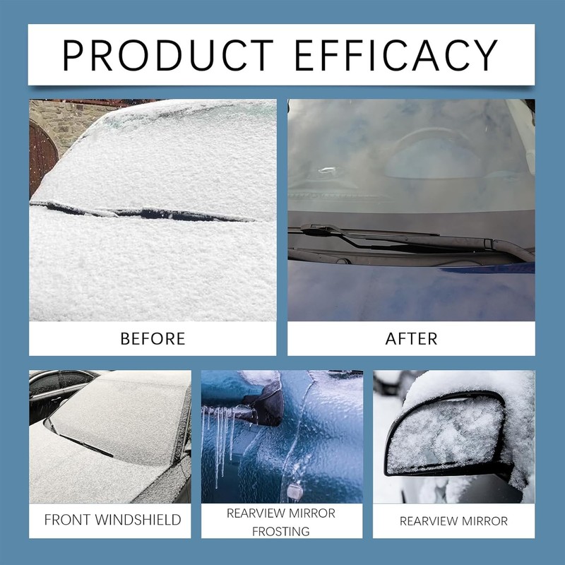2pcs Deicing Agent, Window Snow Spray, Deicing Spray, Melting Spray,