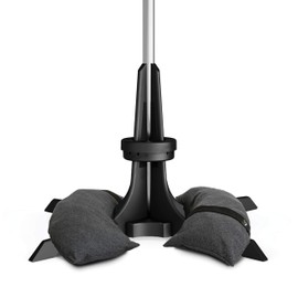 Baser Patio 66 lbs Umbrella Base with fillable sandbags, Heavy Duty Umbrella Stand fits 0.98”-1.77’’Pole up to 9 ft Garden Umbrella, Easy to Move. Alternative to cast Iron Umbrella Base with Wheels
