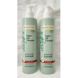 LaCoupe 2 Bottles Lacoupe Argan Oil Renewing Body LOTION 12.17oz Best Western Exclusive