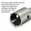 WUWEOT 2 Set 2 1/2 Inch Concrete Hole Saw with
