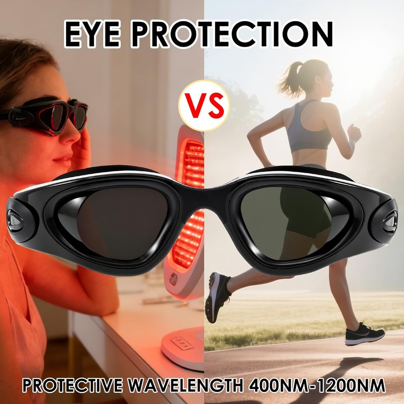 4 Gafas Protectoras para Camas de Bronceado, Gafas de protección