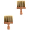 NOLITOY 2pcs Hair Scalp Care Neck Duster Brush w Hair