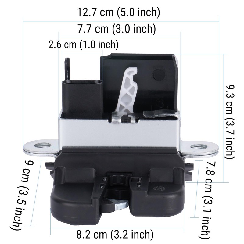 Abvefudo 5G6827505 Tailgate Lock, Boot Lock Compatible with VW Beetle