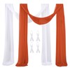 auons Wedding Arch Sheer Drapery Backdrop Voile Curtain Chiffon Draping