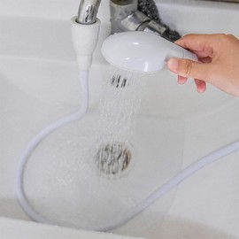 4m/13.12ft Portable Sink Spray Rubber Hose Shampoo Sprayer Handheld Faucet Shower for Pets Sink Hose Faucet Sprayer, Bathing Baby, Washing Hair, Rinsing Vegetables