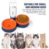 Cat Food Bowl, Cat Bowls Whisker Friendly with Water Dispenser
