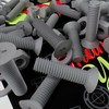 20 x Grey Countersunk Screws Polypropylene (PP) Plastic Nuts and
