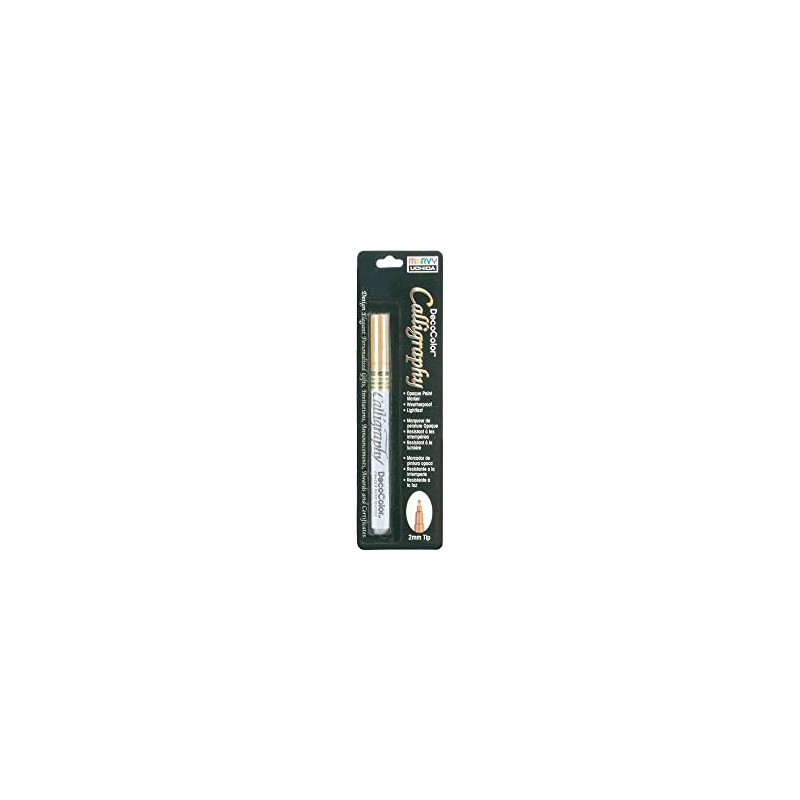 Deco Color Calligraphy Opaque Paint Marker 2mm-Gold