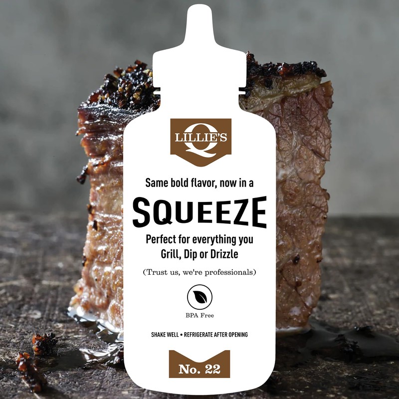 Lillie's Q - Smoky BBQ Sauce, Gluten-Free, Non-GMO, No Preservatives,