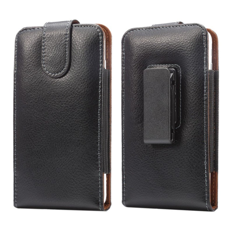 DFVmobile - Magnetic Genuine Leather Executive Case Belt Clip Rotary