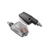 Motorcycle Short Stem Mini Indicators With Carbon Body And Clear