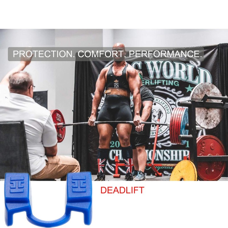 GELFORT Weightlifting Mouthpiece, Blue (1 Pack), Protective EVA Material, Adult