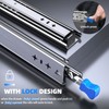SLIDEWAY 260 Lbs Heavy Duty Locking Drawer Slides 1 Pair