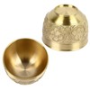 Brass Tea Cup Exquisite Embossed Patterns Retro European Small Coffee