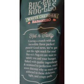 Buc-ee's Nug-ees White Cheddar and Habanero - NEW 5 oz
