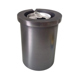 OTOOLWORLD 99.9% Pure Graphite Crucible Metal Melting Gold Silver Scrap Casting Ingot Mould (5kg Graphite Crucible)