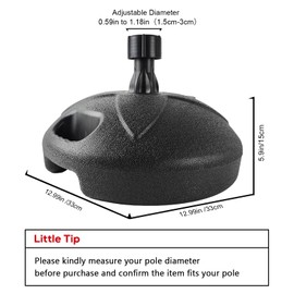 FSFLAG Flag Base Stand Indoor Outdoor, Feather Swooper Flag Base Stand, Flag Poles Floor Holder Stand